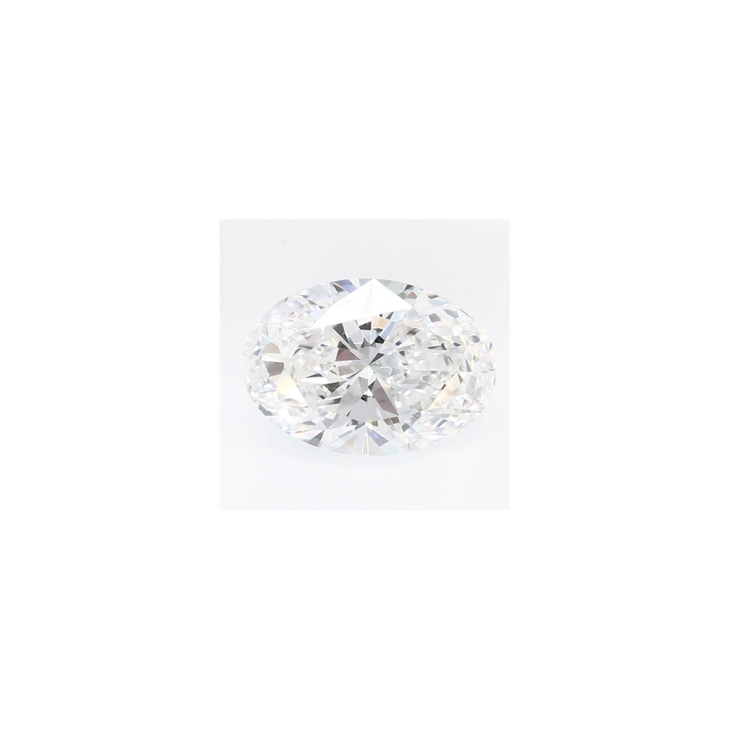 0.93 ct Oval Lab-Grown Diamond – D VVS2 – Faceted Cut – GCAL Certified — Sapphire Row