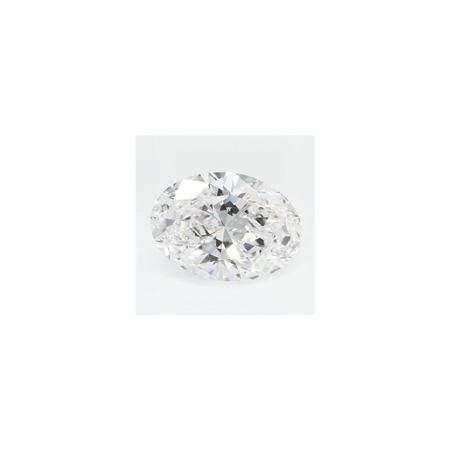 0.97 ct Oval Lab-Grown Diamond – D VS1 – Faceted Cut – GCAL Certified — Sapphire Row