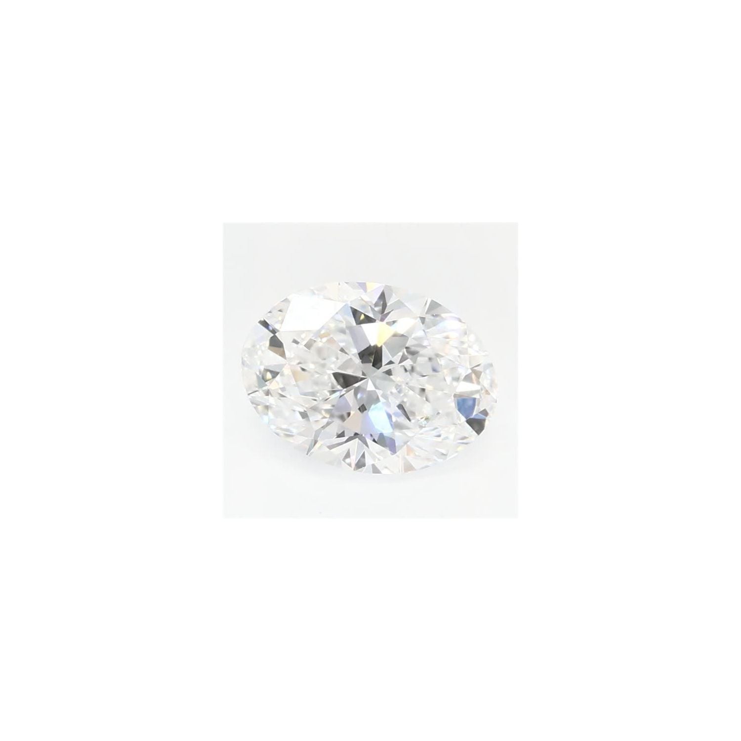 0.95 ct Oval Lab-Grown Diamond – D VVS2 – Faceted Cut – GCAL Certified — Sapphire Row