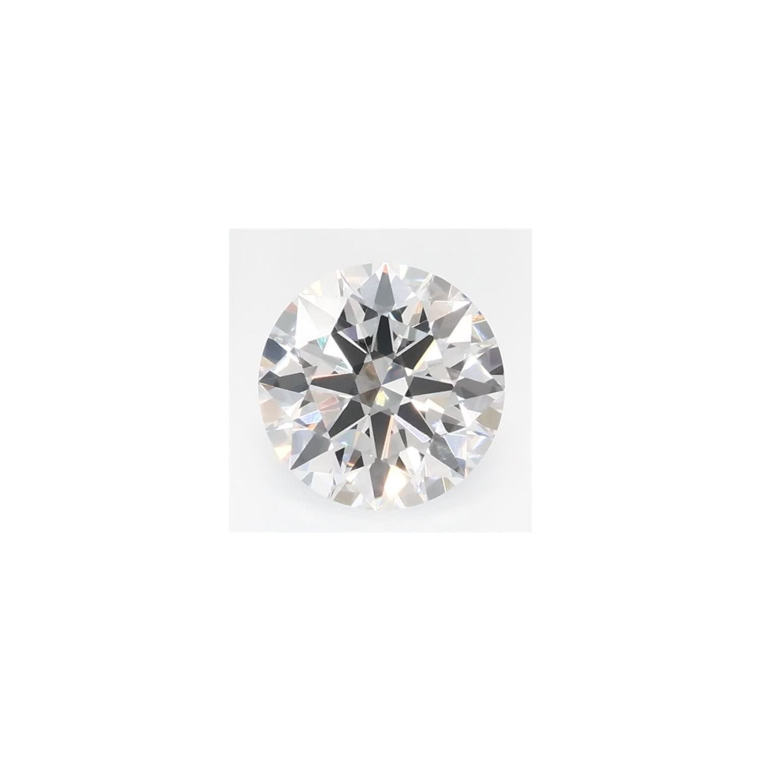 0.87 ct Round Lab-Grown Diamond – E VVS2 – Faceted Cut – GCAL Certified — Sapphire Row