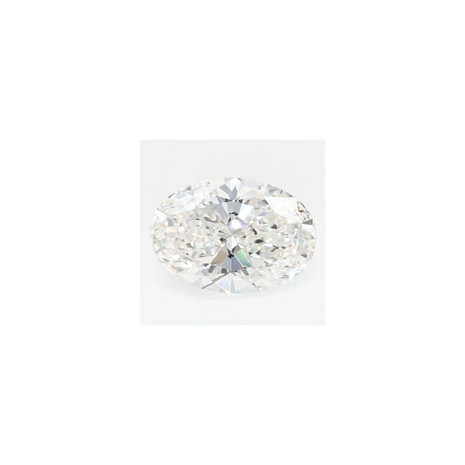 0.70 ct Oval Lab-Grown Diamond – F VVS2 – Faceted Cut – GCAL Certified — Sapphire Row