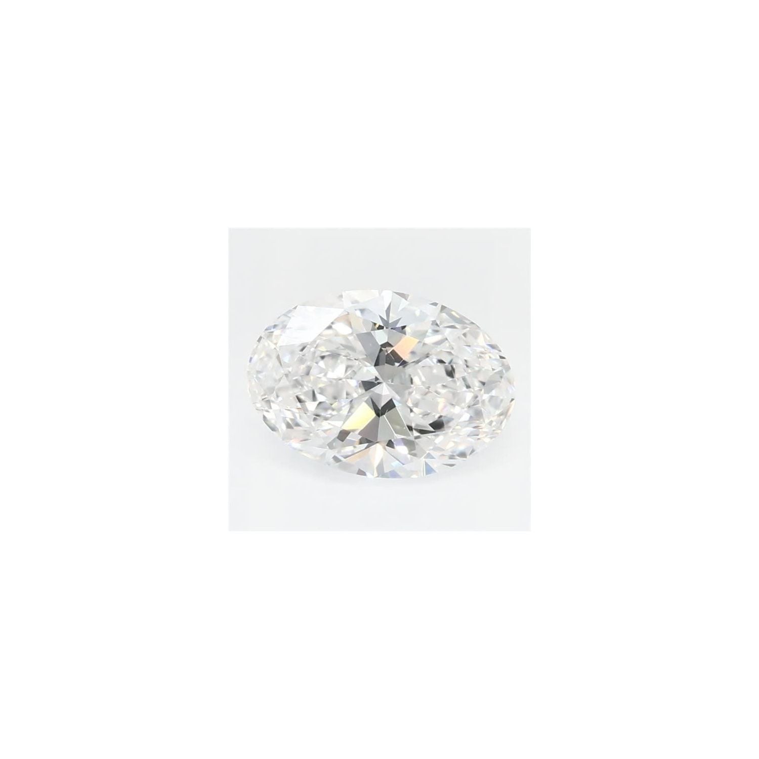 0.91 ct Oval Lab-Grown Diamond – D VS2 – Faceted Cut – GCAL Certified — Sapphire Row