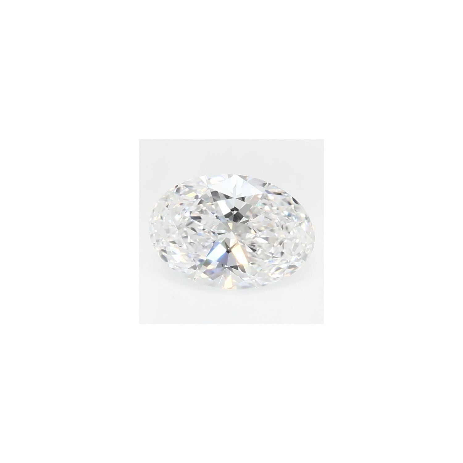 0.73 ct Oval Lab-Grown Diamond – D VVS2 – Faceted Cut – GCAL Certified — Sapphire Row