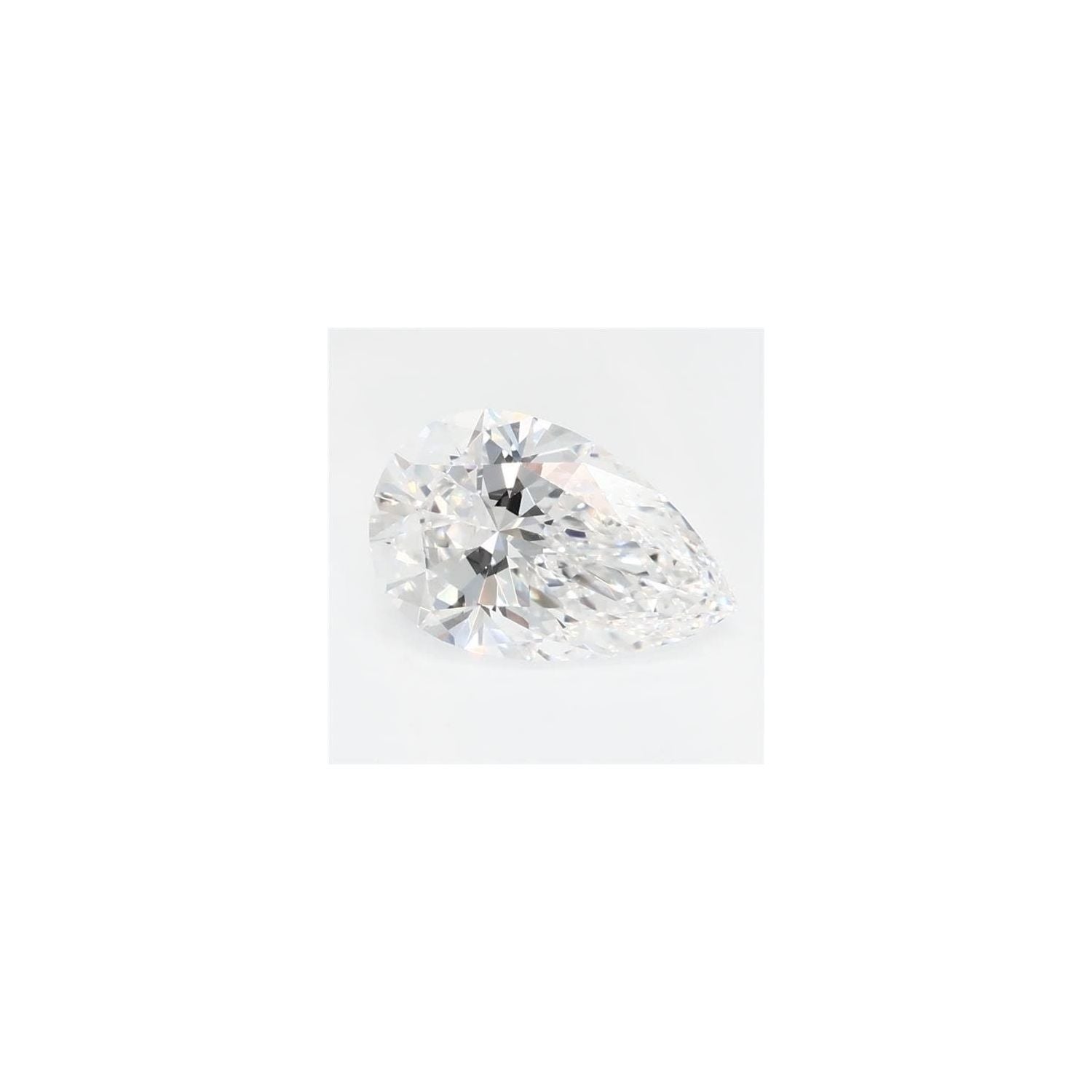 0.79 ct Pear Lab-Grown Diamond – D VVS2 – Faceted Cut – GCAL Certified — Sapphire Row