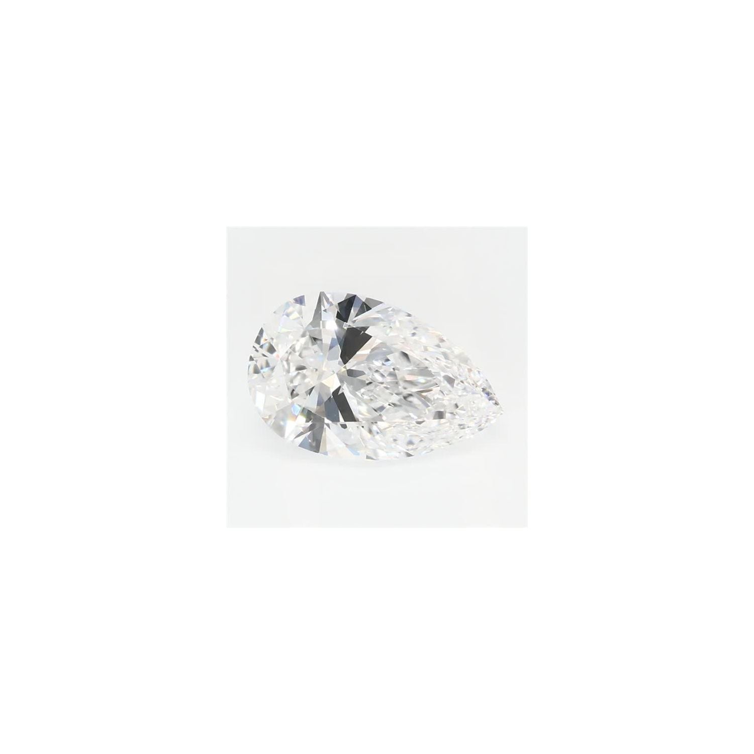1.39 ct Pear Lab-Grown Diamond – D VS2 – Faceted Cut – GCAL Certified — Sapphire Row
