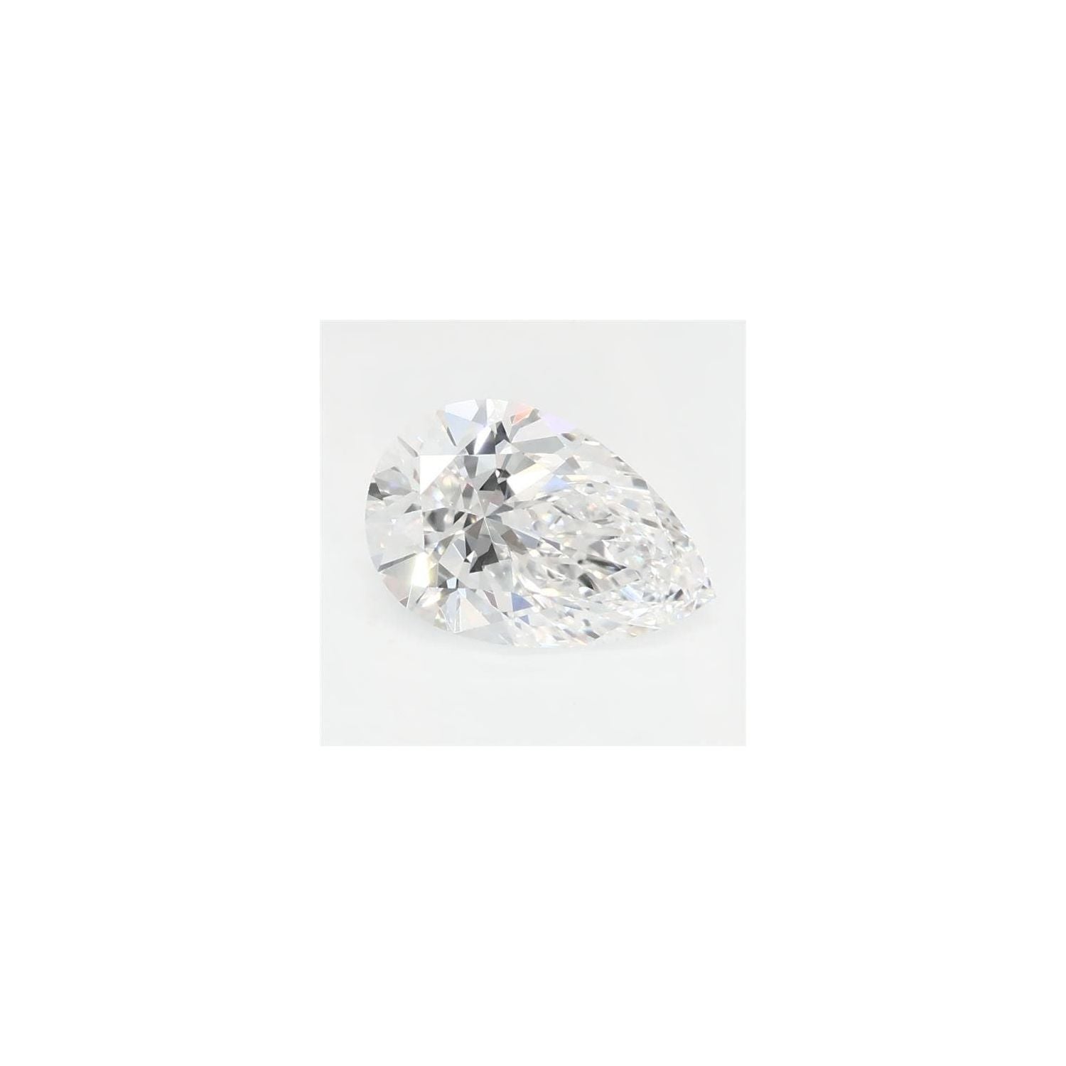 0.79 ct Pear Lab-Grown Diamond – D VVS1 – Faceted Cut – GCAL Certified — Sapphire Row