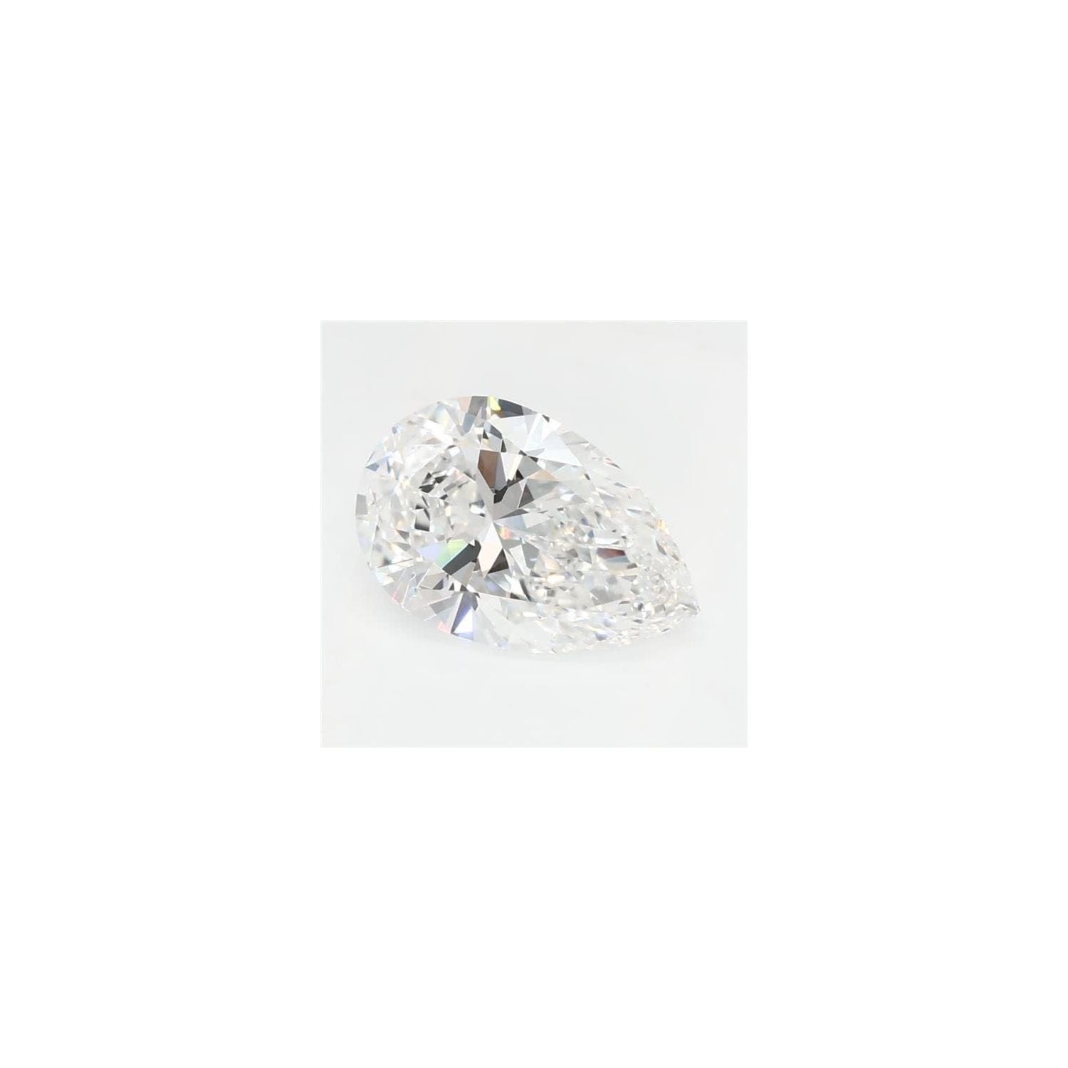 0.79 ct Pear Lab-Grown Diamond – D VVS1 – Faceted Cut – GCAL Certified — Sapphire Row