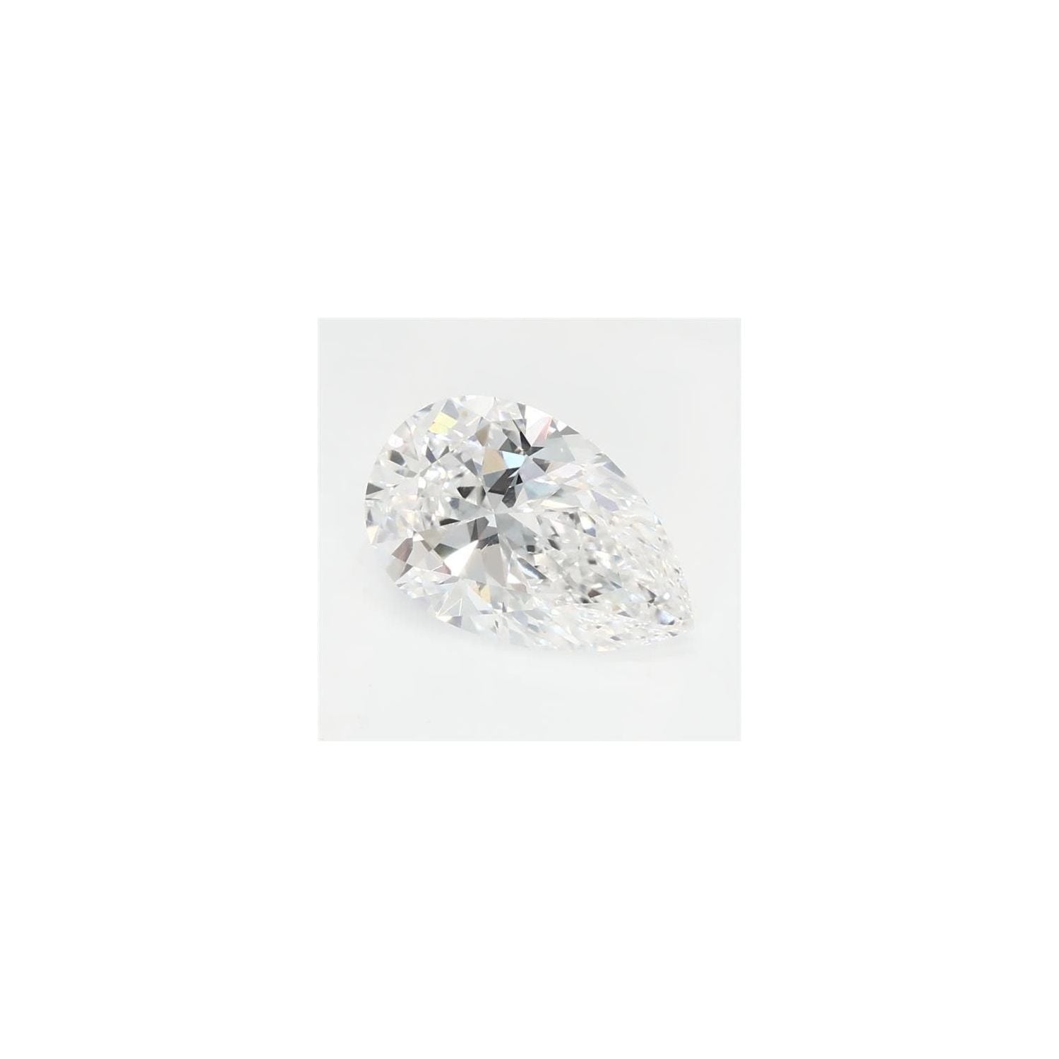 0.77 ct Pear Lab-Grown Diamond – D VVS2 – Faceted Cut – GCAL Certified — Sapphire Row
