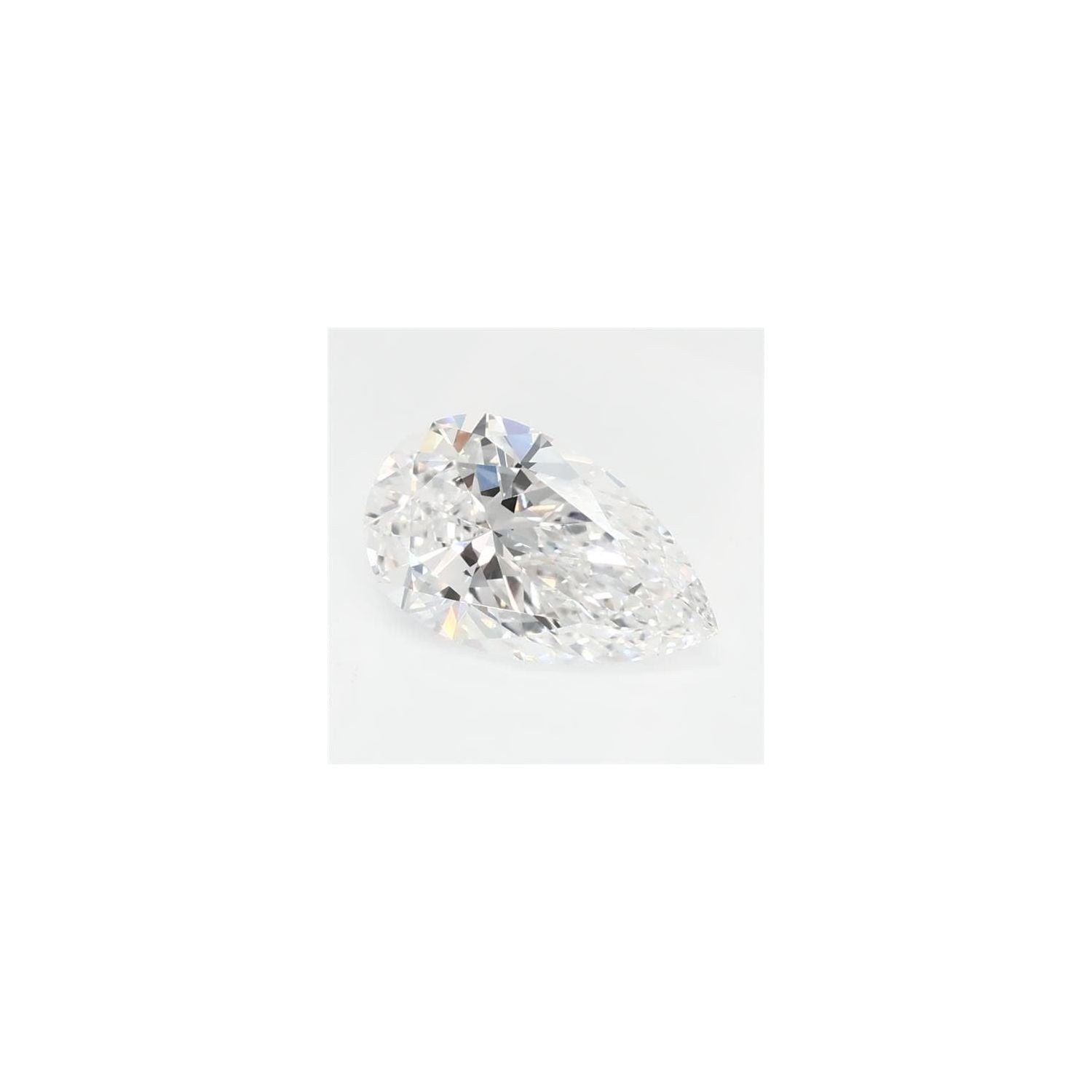 0.70 ct Pear Lab-Grown Diamond – D VVS2 – Faceted Cut – GCAL Certified — Sapphire Row