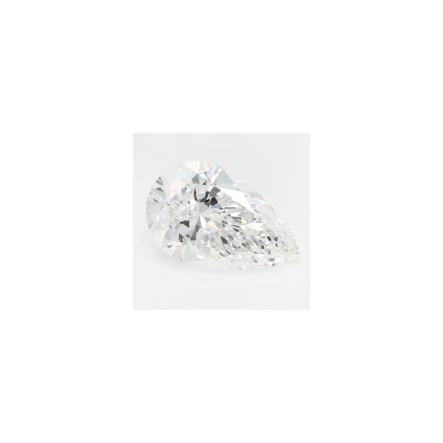 0.55 ct Pear Lab-Grown Diamond – D VVS1 – Faceted Cut – GCAL Certified — Sapphire Row