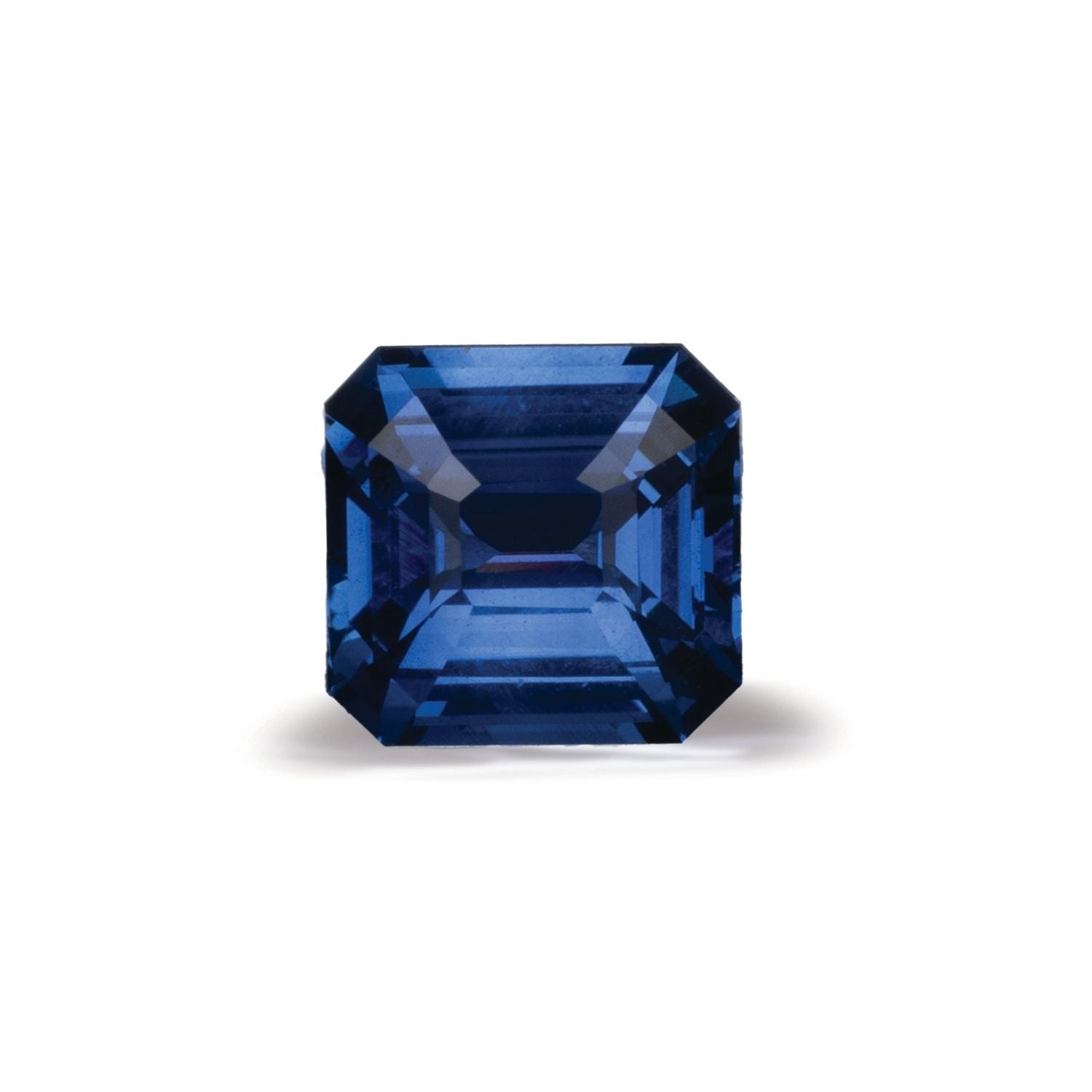 2.03 ct Asscher Natural Natural Sapphire Sapphire – Step-cut – N/A Certified — Sapphire Row