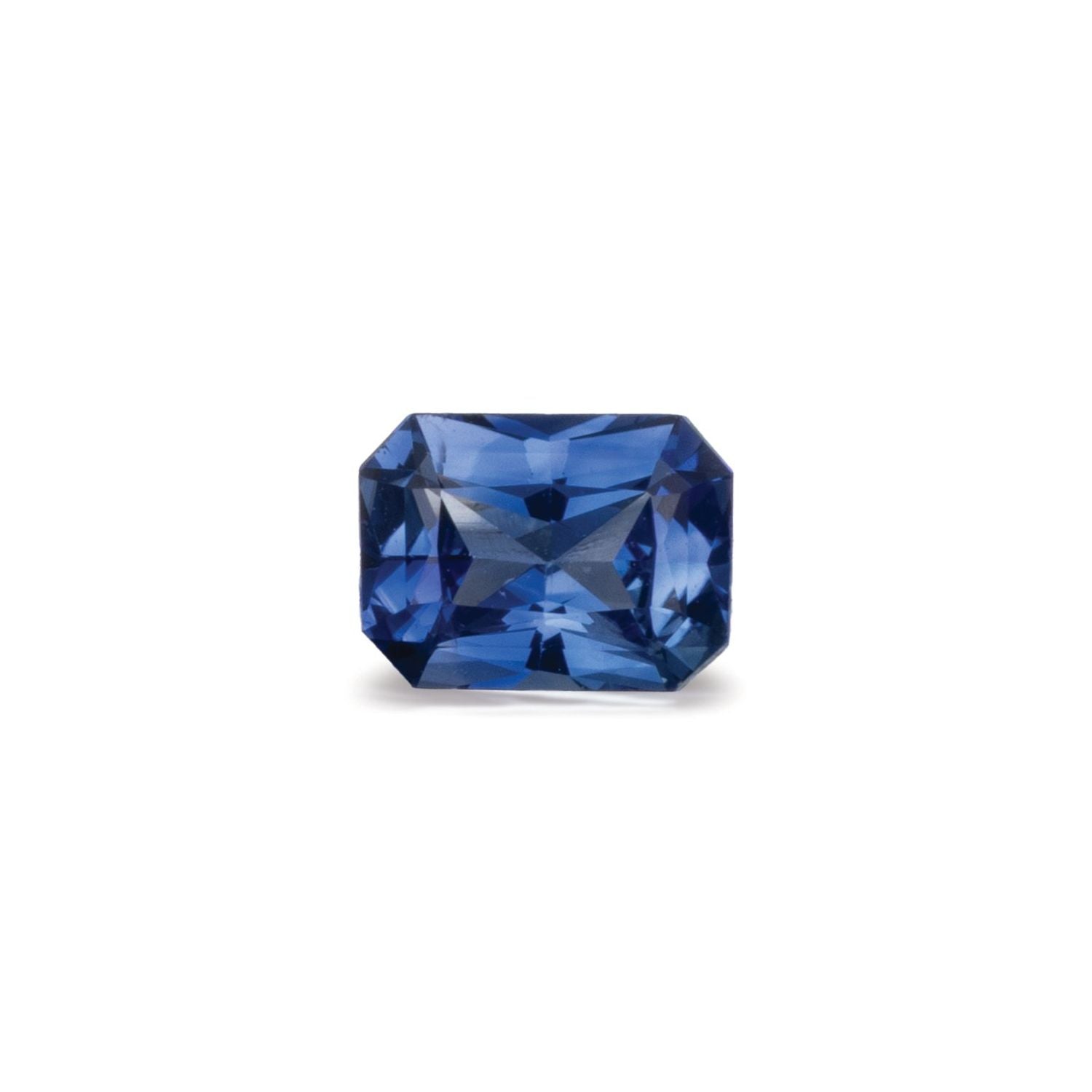 0.97 ct Radiant Natural Natural Sapphire Sapphire – Faceted Cut – N/A Certified — Sapphire Row