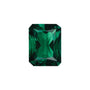 9x7 mm Radiant Lab-Grown Green Emerald – Faceted Cut – Eye-Clean Quality — Sapphire Row