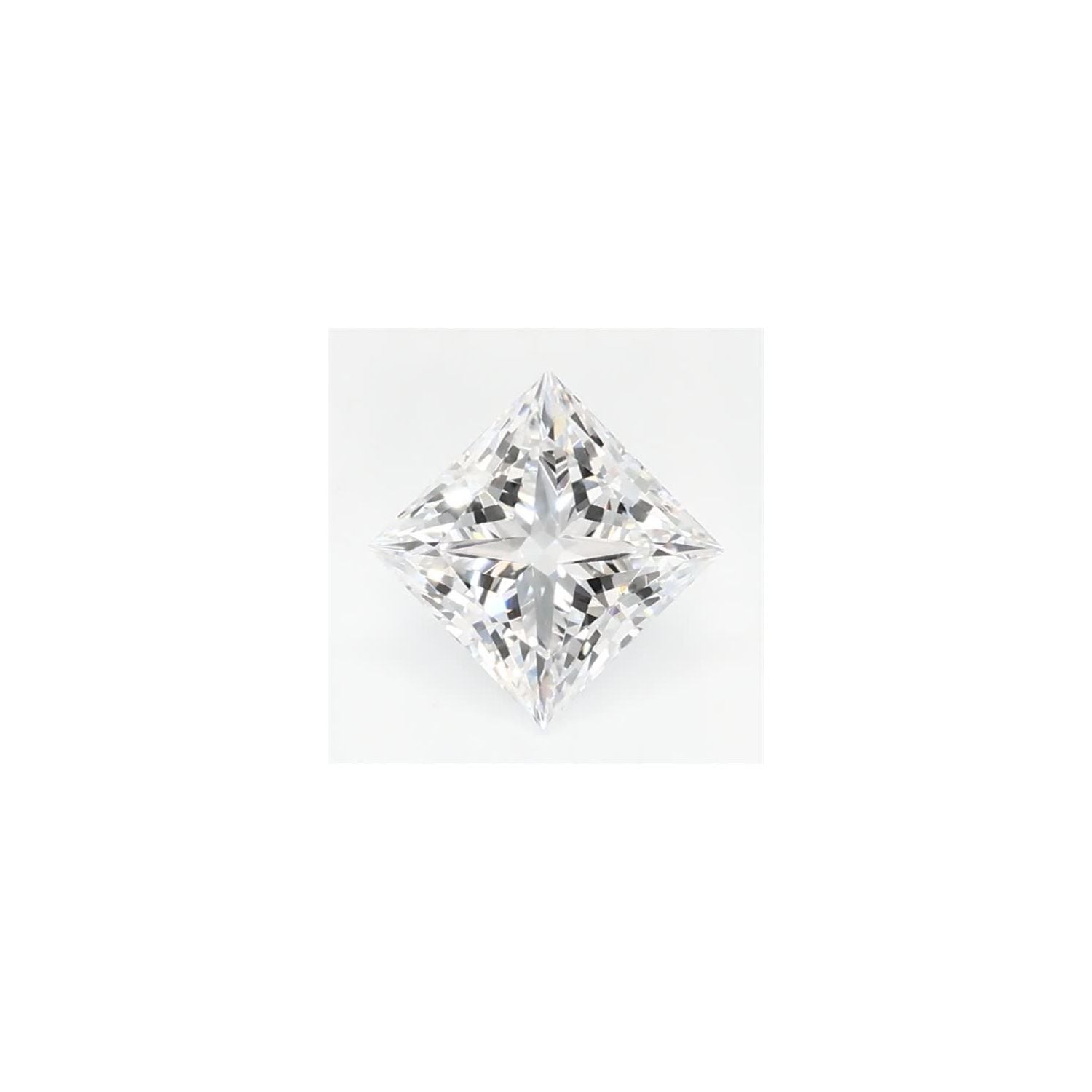 0.65 ct lab-grown diamond, square cut | Sapphire Row