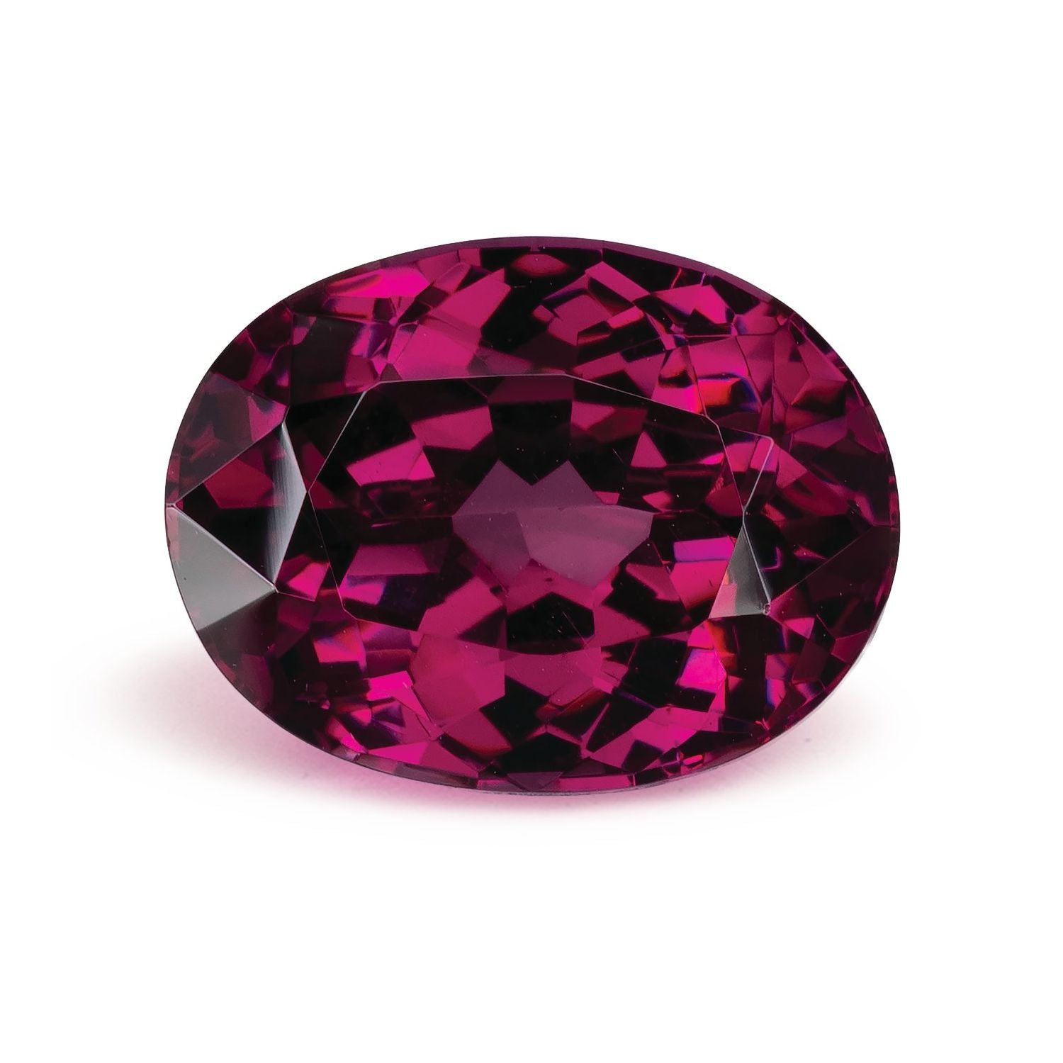 2.57 ct Oval Natural Natural Rhodolite Garnet Rhodolite Garnet – Faceted Cut – N/A Certified — Sapphire Row