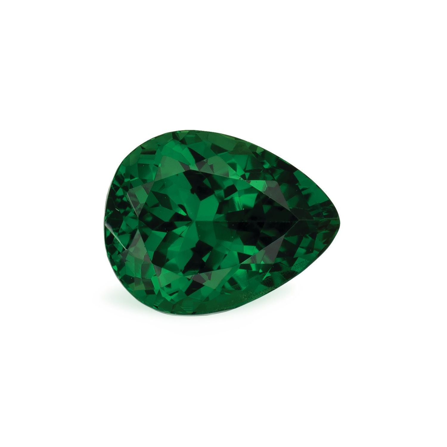 1.24 ct Pear Natural Natural Tsavorite Garnet Tsavorite Garnet – Faceted Cut – N/A Certified — Sapphire Row