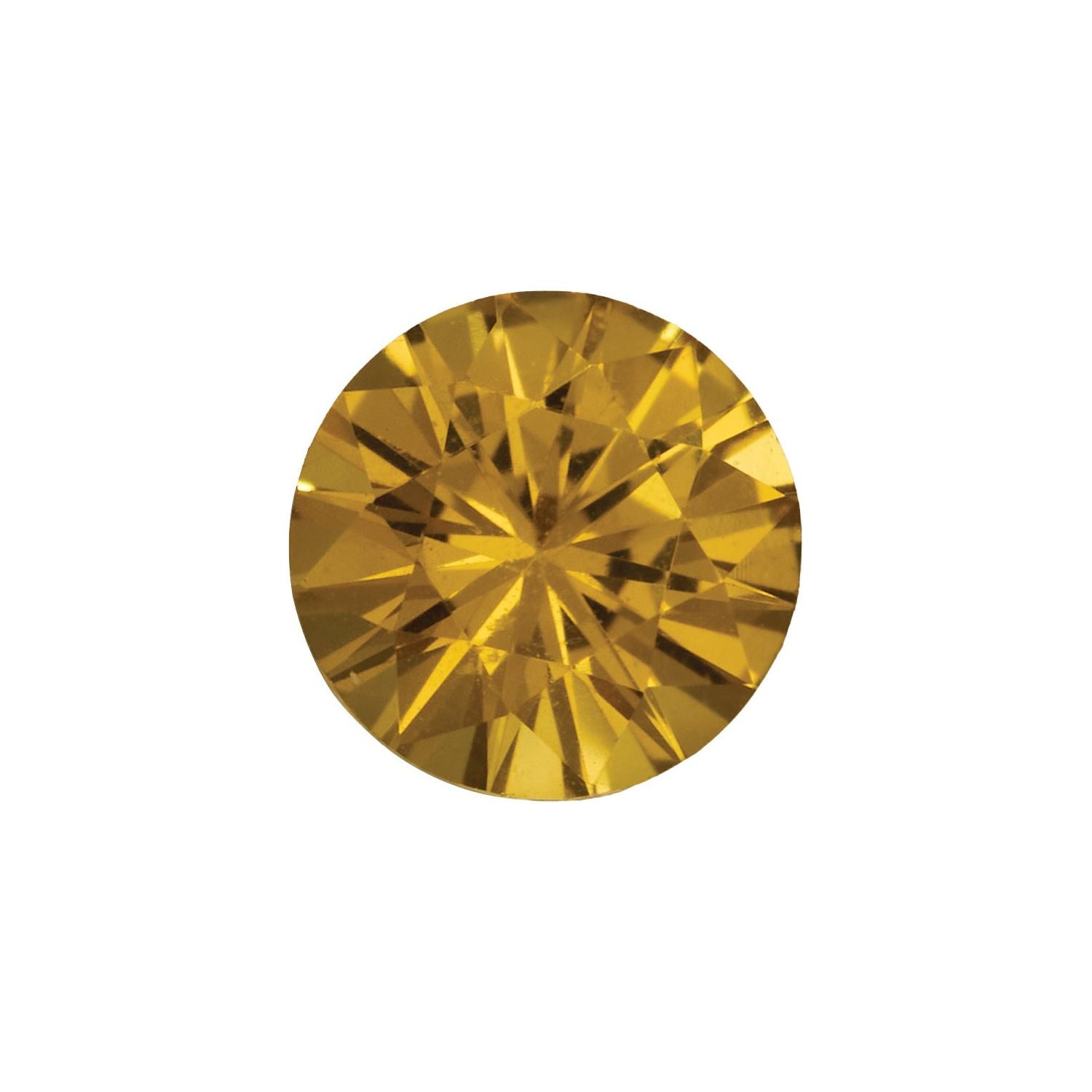 4 mm Round Natural Yellow Sapphire – Faceted Diamond-Cut – AAA Quality — Sapphire Row