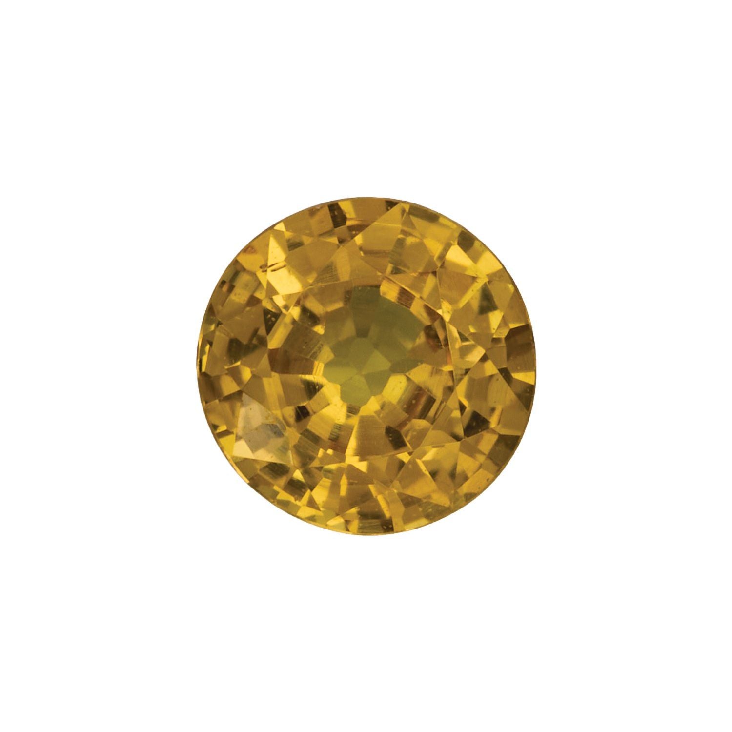 4 mm Round Natural Yellow Sapphire – Faceted Diamond-Cut – A Quality — Sapphire Row