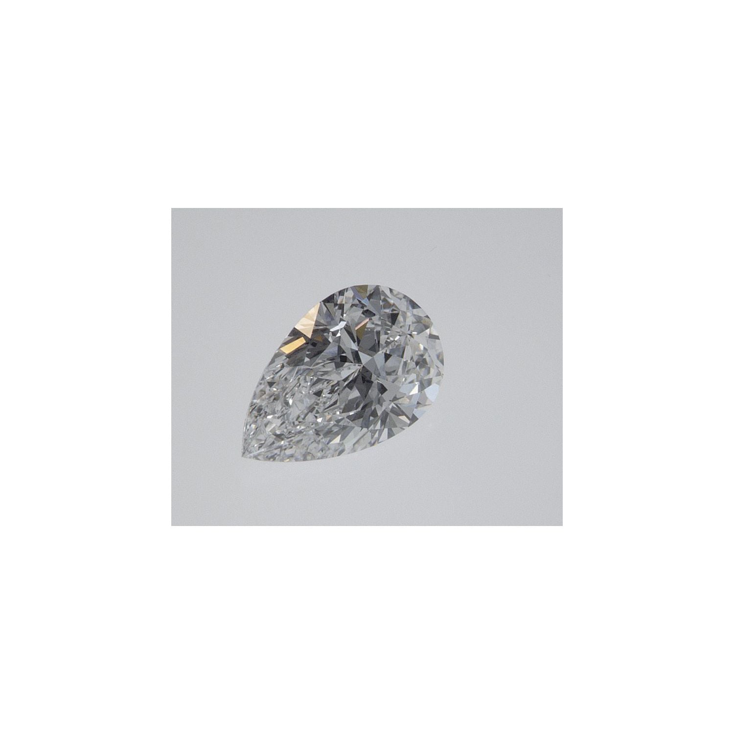 0.58 ct Pear Lab-Grown Diamond – D VVS1 – Faceted Cut – IGI Certified — Sapphire Row