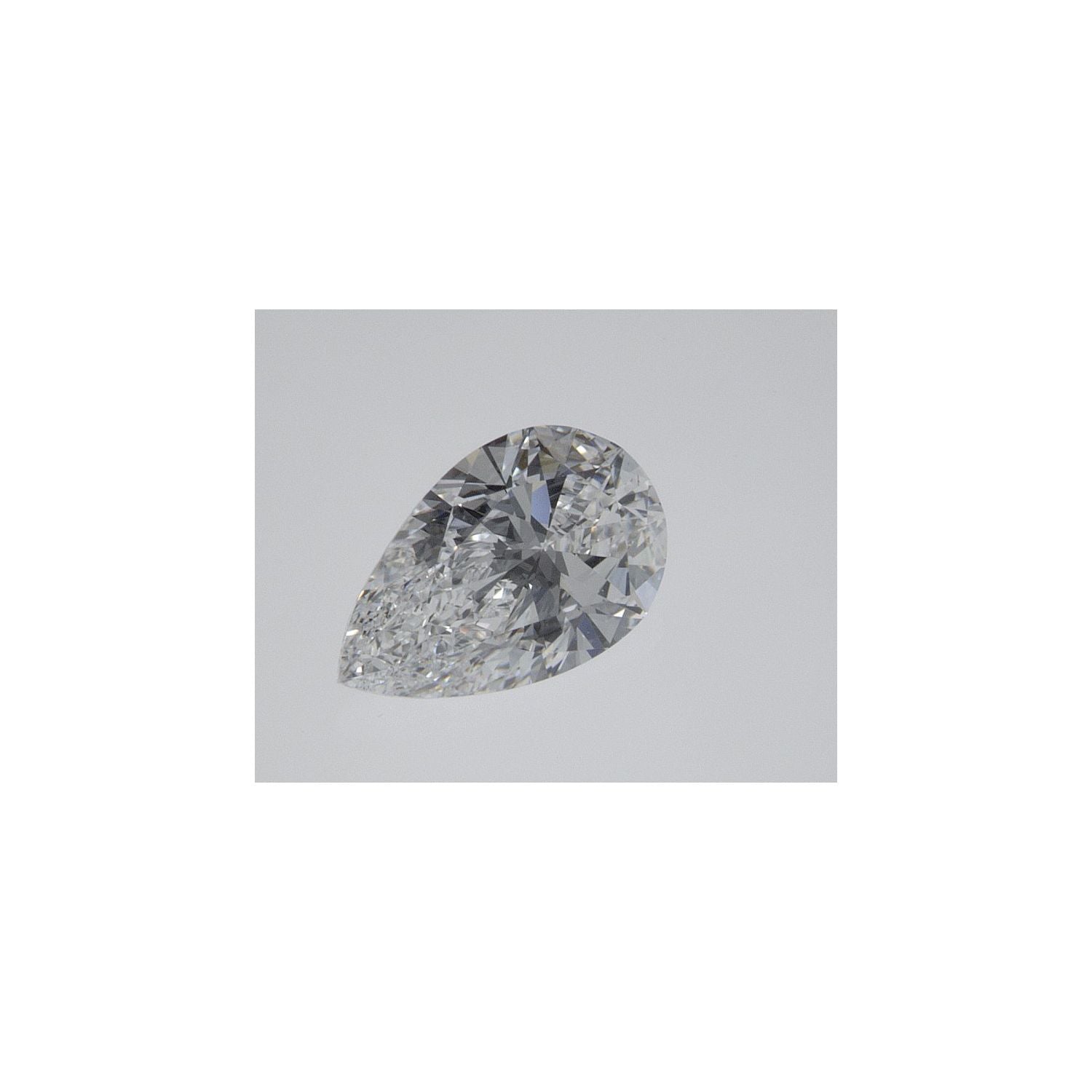 0.75 ct Pear Lab-Grown Diamond – D VVS2 – Faceted Cut – IGI Certified — Sapphire Row