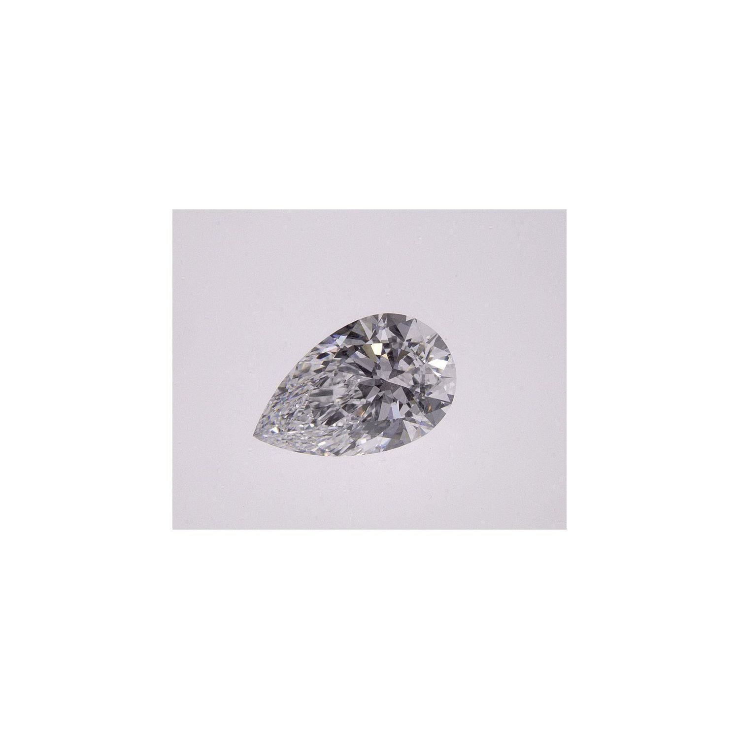 0.77 ct Pear Lab-Grown Diamond – D VVS1 – Faceted Cut – IGI Certified — Sapphire Row