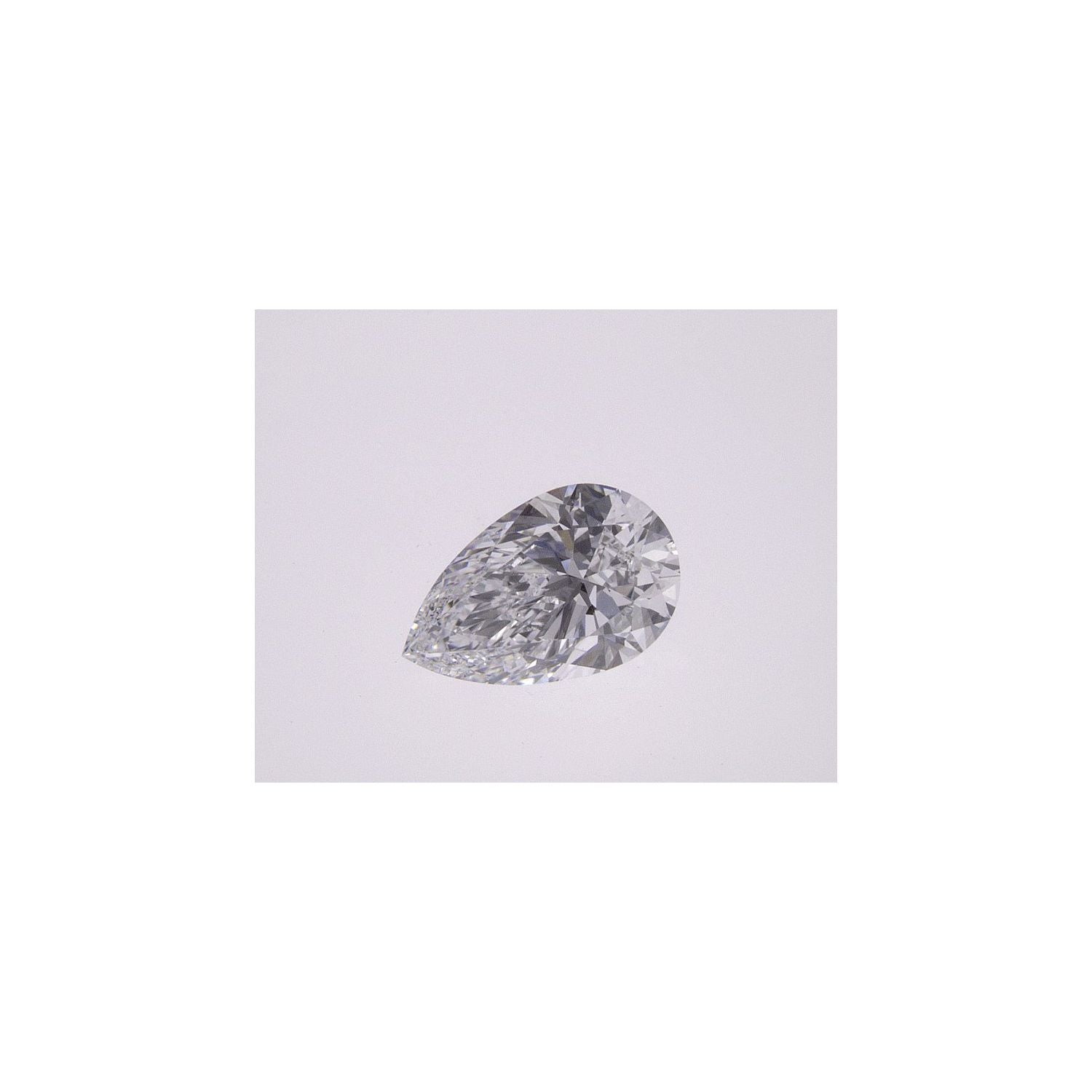 0.51 ct Pear Lab-Grown Diamond – D VVS2 – Faceted Cut – IGI Certified — Sapphire Row