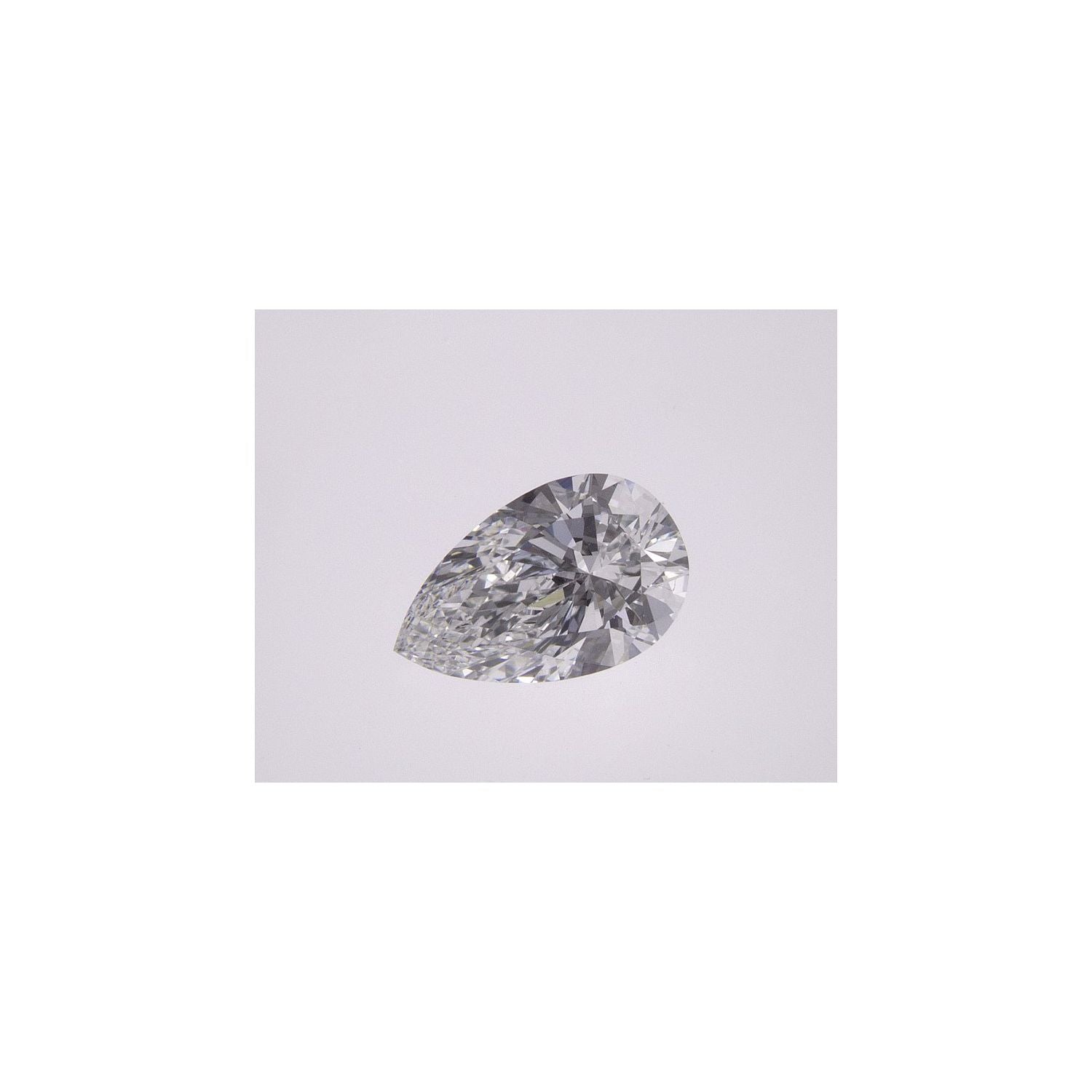 0.77 ct Pear Lab-Grown Diamond – D VVS1 – Faceted Cut – IGI Certified — Sapphire Row