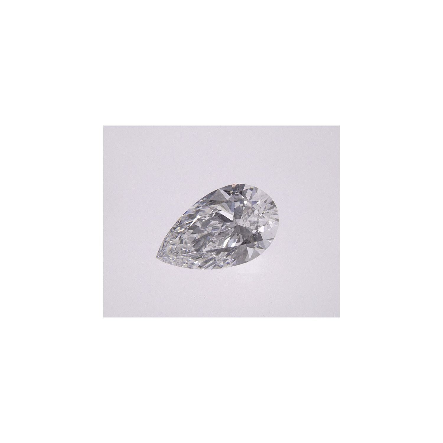 0.78 ct Pear Lab-Grown Diamond – D VVS2 – Faceted Cut – IGI Certified — Sapphire Row