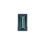 8x4 mm Straight Baguette Natural Teal Blue Tourmaline – Step-Cut – AA Quality — Sapphire Row