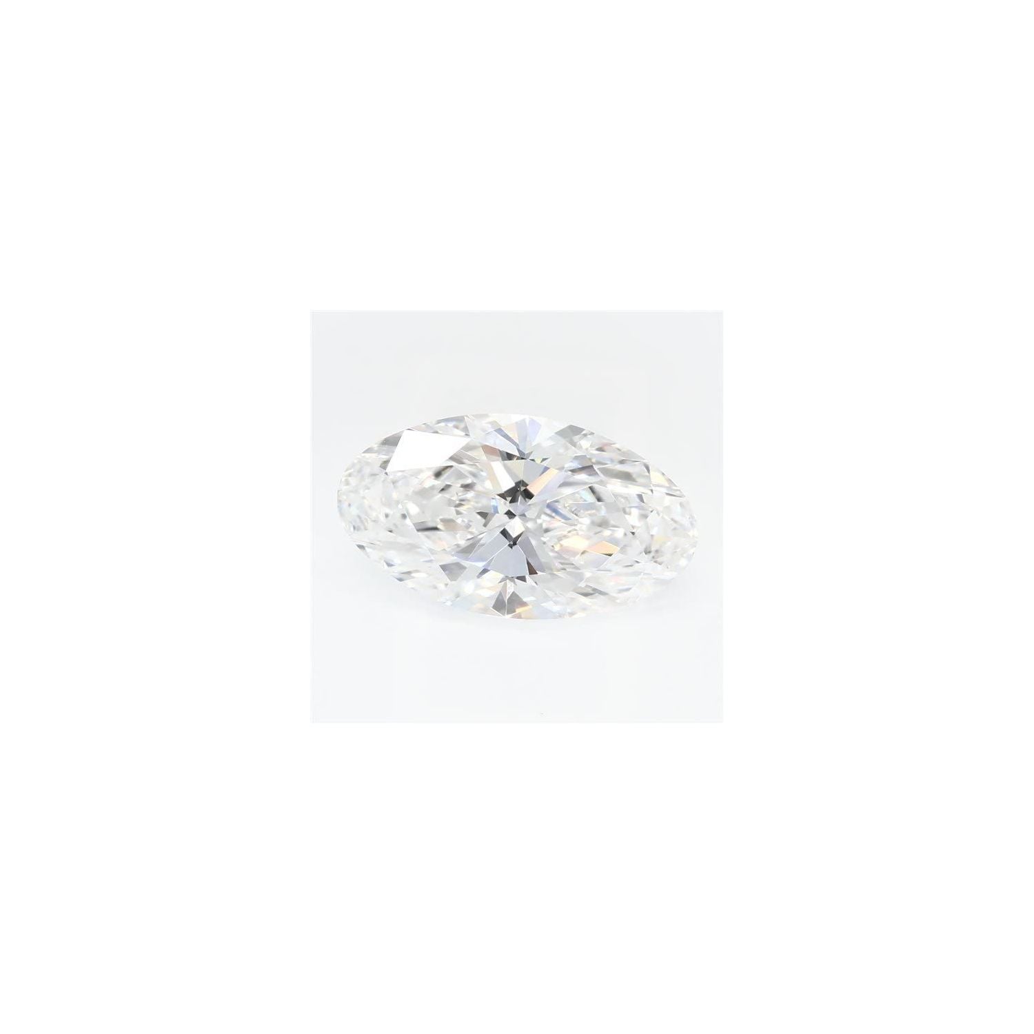 1.89 ct Elongated Oval Lab-Grown Diamond – D VVS2 – Faceted Cut – GCAL Certified — Sapphire Row