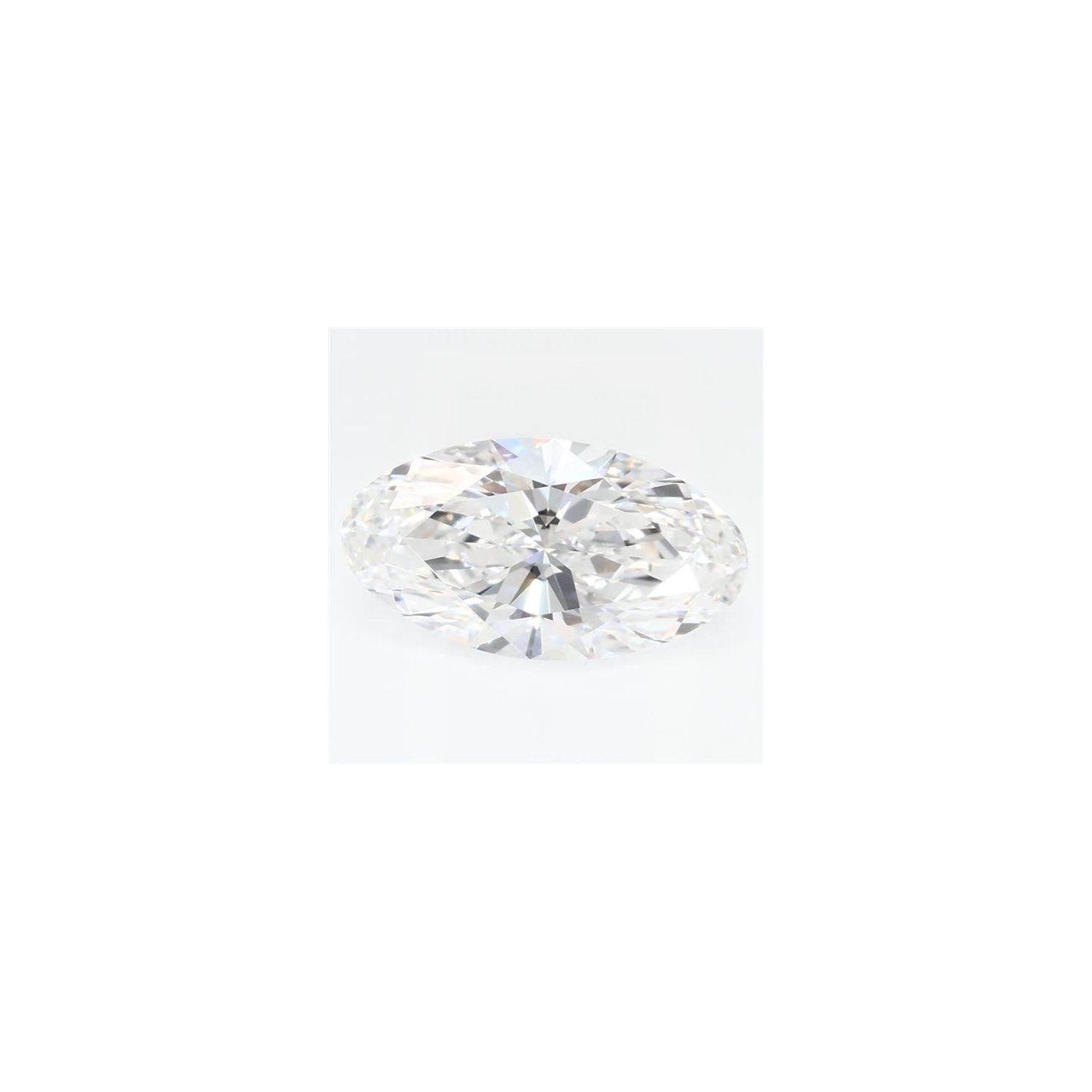 1.53 ct Elongated Oval Lab-Grown Diamond – D VVS1 – Faceted Cut – GCAL Certified — Sapphire Row