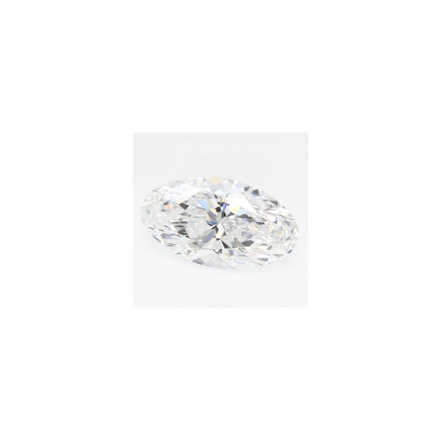 1.54 ct Elongated Oval Lab-Grown Diamond – D VVS2 – Faceted Cut – GCAL Certified — Sapphire Row