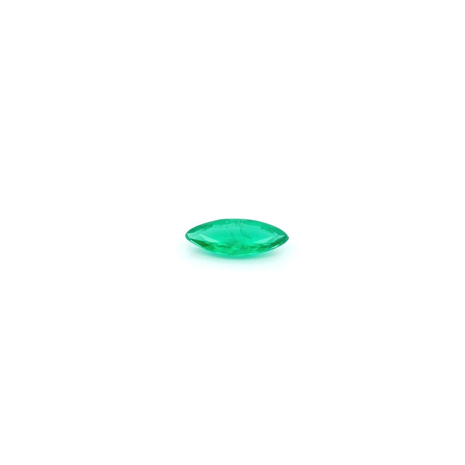 0.54 ct Marquise Natural Natural Emerald Emerald – Faceted Cut – N/A Certified — Sapphire Row