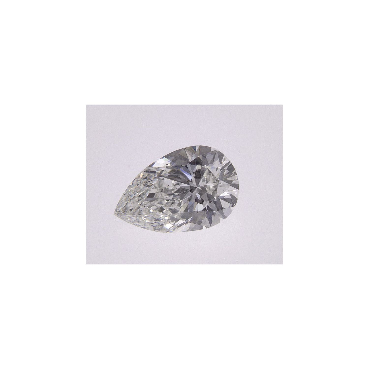 1.10 ct Pear Natural Diamond – H SI1 – Faceted Cut – GIA Certified — Sapphire Row