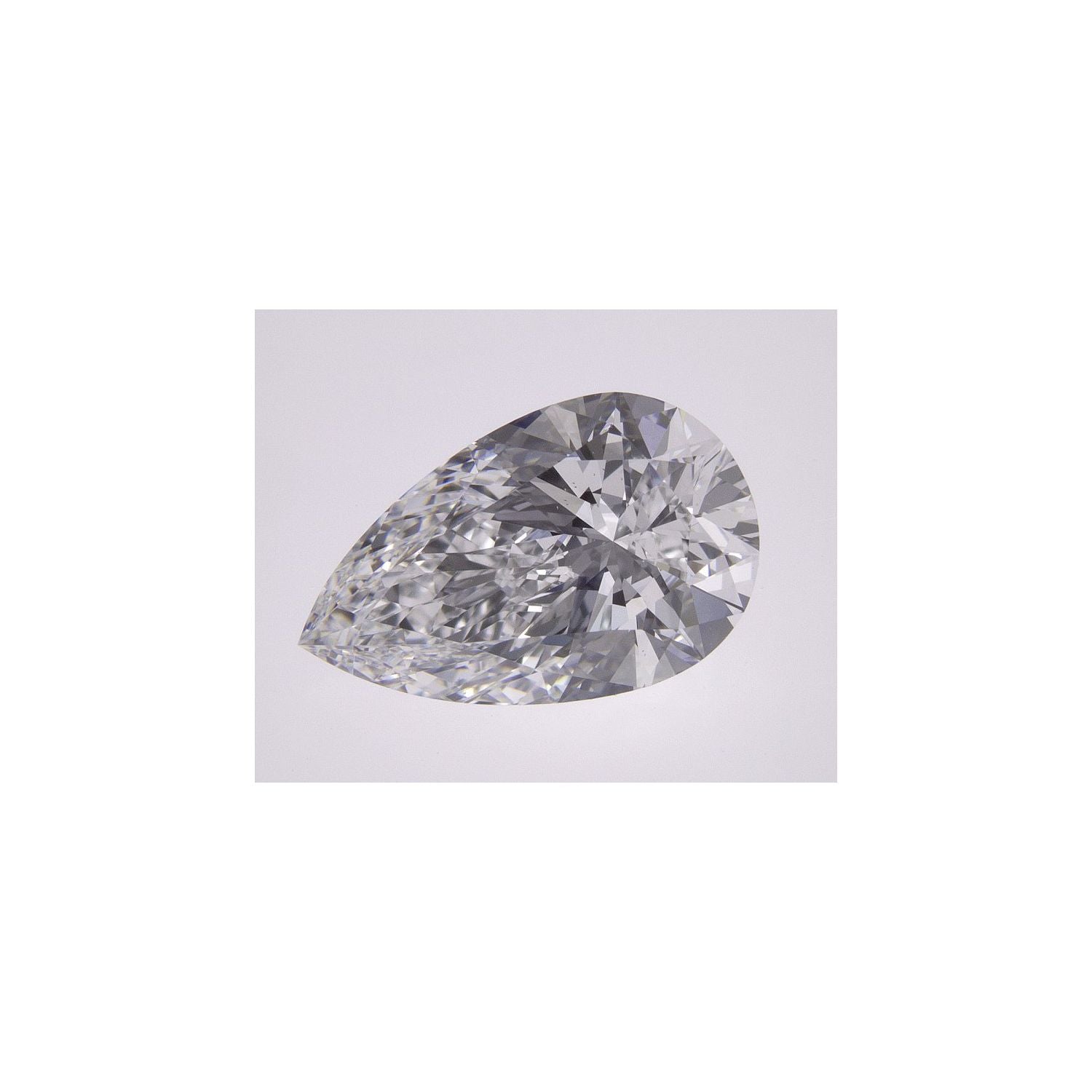 3.06 ct Pear Natural Diamond – D VS2 – Faceted Cut – GIA Certified — Sapphire Row