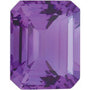 Lot of 10 – 6x4 mm Emerald Natural Purple Amethyst – Step-Cut – A Quality — Sapphire Row