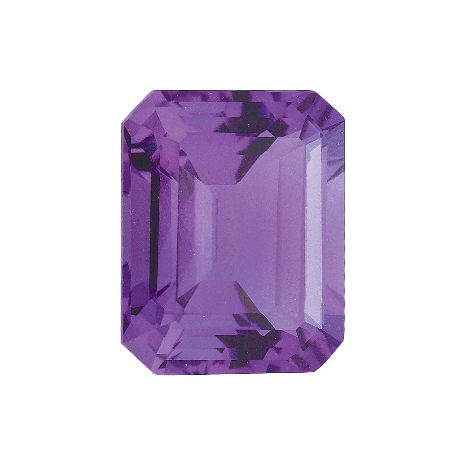 12x10 mm Emerald Natural Purple Amethyst – Step-Cut – A Quality — Sapphire Row