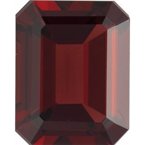 Lot of 10 – 5x3 mm Emerald Natural Dark Orange Red Mozambique Garnet – Step-Cut – AA Quality — Sapphire Row