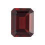 9x7 mm Emerald Natural Dark Orange Red Mozambique Garnet – Step-Cut – AA Quality — Sapphire Row