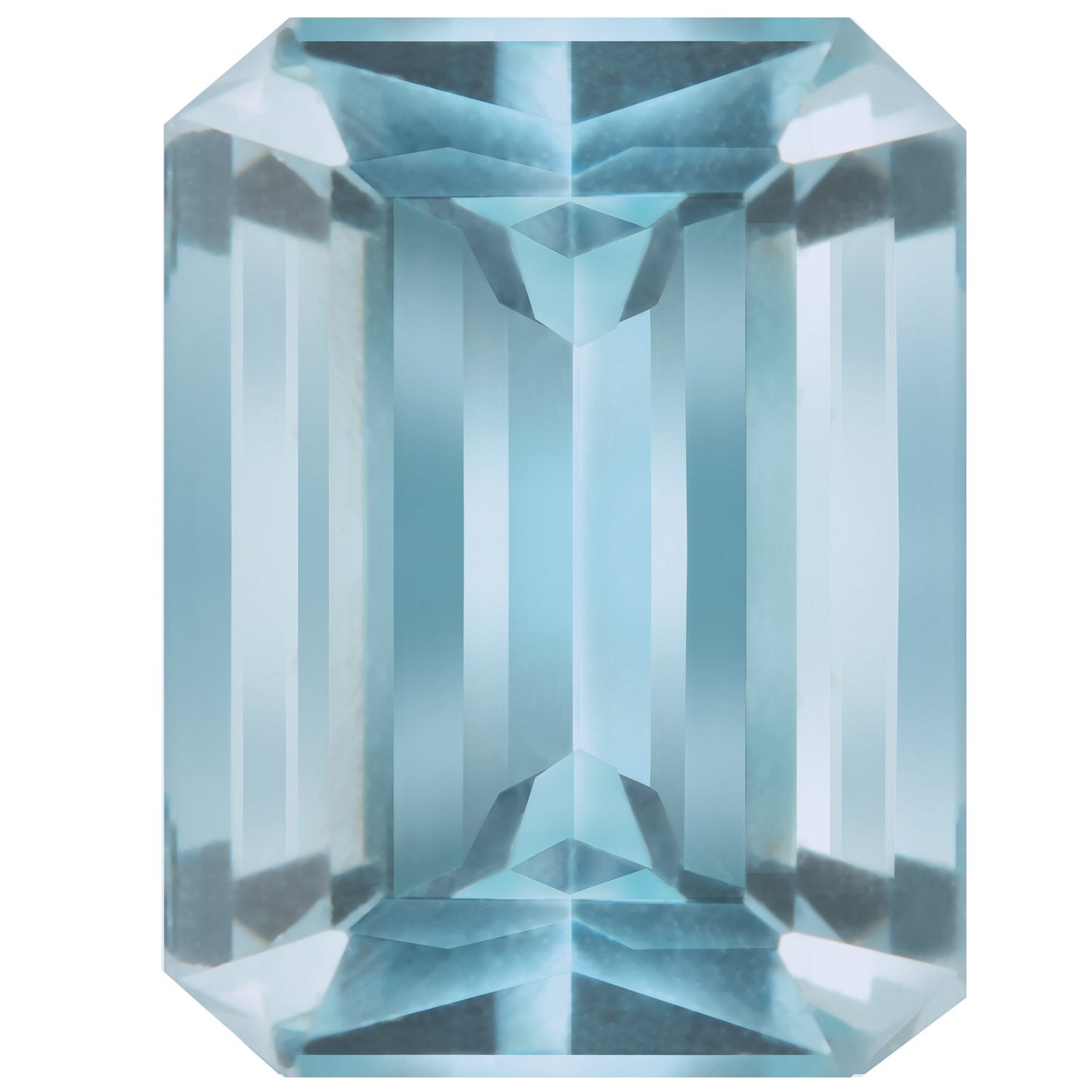6x4 mm Emerald Natural Aqua Aquamarine – Step-Cut – AA Quality — Sapphire Row