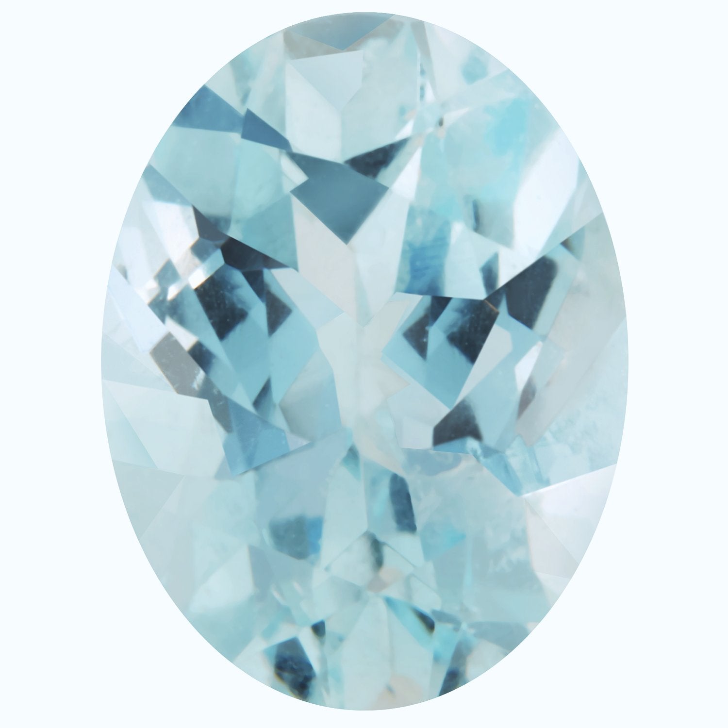 5x3 mm Oval Natural Aqua Aquamarine – Faceted Cut – A Quality — Sapphire Row