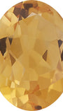 16x12 mm Oval Natural Citrine — Sapphire Row