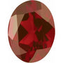 Lot of 10 – 7x5 mm Oval Natural Dark Orange Red Mozambique Garnet – Faceted Cut – AA Quality — Sapphire Row