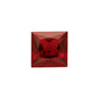 6.5 mm Square Natural Dark Orange Red Mozambique Garnet – Princess-Cut – AA Quality — Sapphire Row