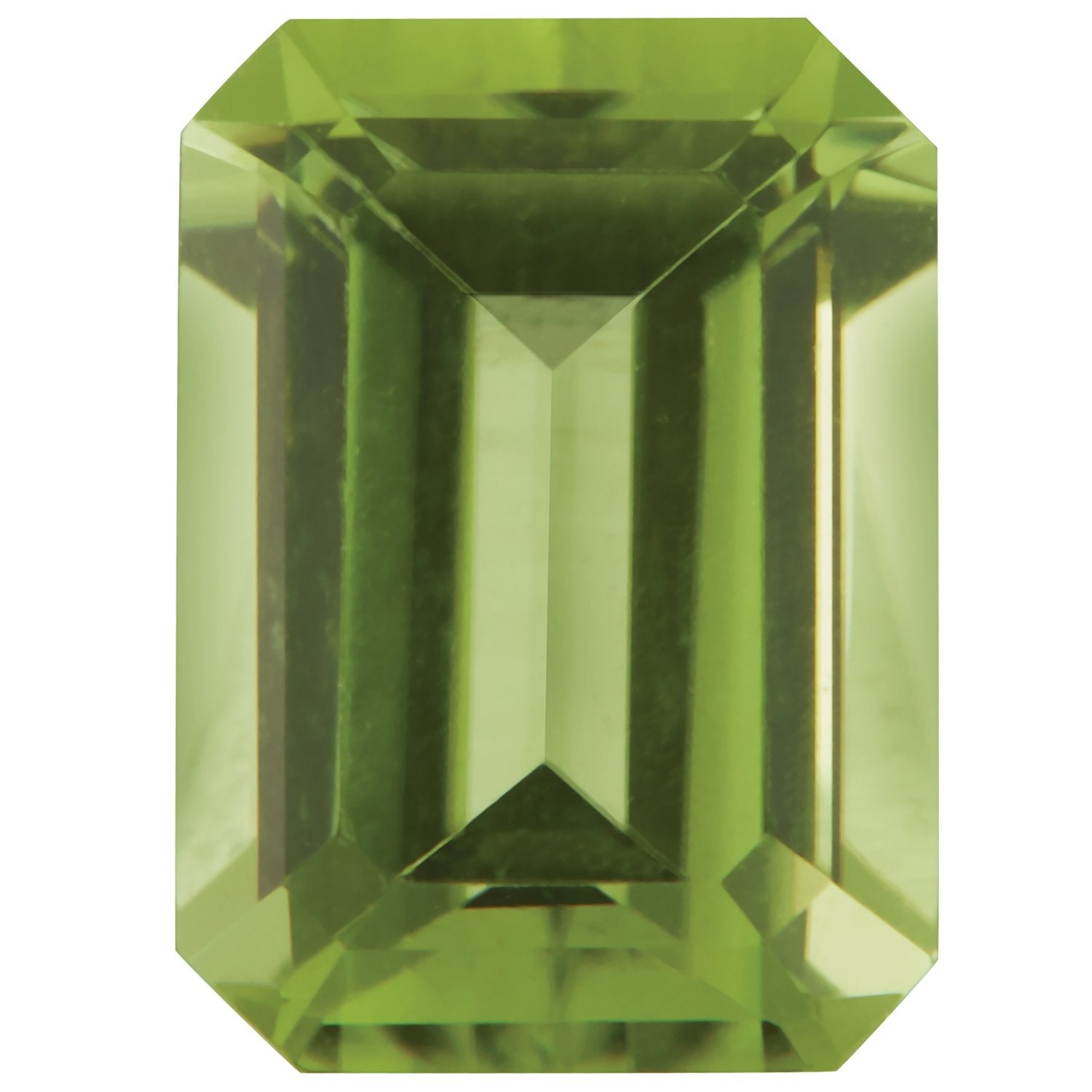 7x5 mm Emerald Natural Green Peridot – Step-Cut – AA Quality — Sapphire Row