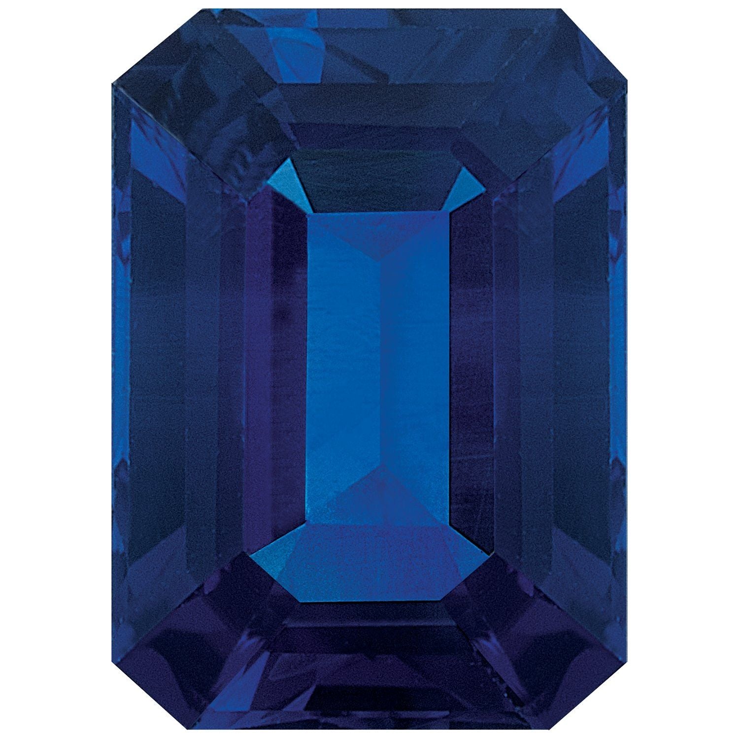 5x3 mm Emerald Natural Blue Sapphire – Step-Cut – AA Quality — Sapphire Row