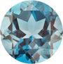 9 mm Round Natural Topaz — Sapphire Row
