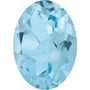 Lot of 10 – 6x4 mm Oval Natural Sky Blue Topaz – Faceted Cut – AA Quality — Sapphire Row