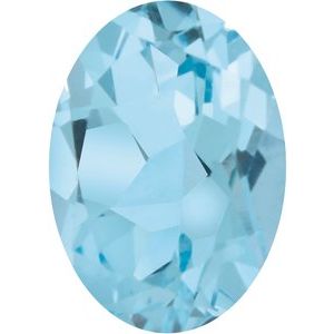 Lot of 10 – 6x4 mm Oval Natural Sky Blue Topaz – Faceted Cut – AA Quality — Sapphire Row