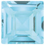 5 mm Square Natural Sky Blue Topaz – Step-Cut – AA Quality — Sapphire Row